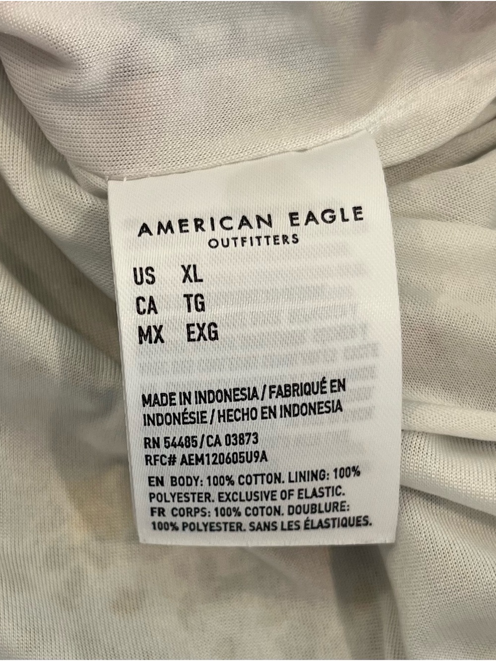 American Eagle Outfitters Floral Resort High-Waist Shorts in Light Blue and Navy - Picture 5 of 12